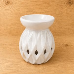 Géométrique Style Origami (Blanc)