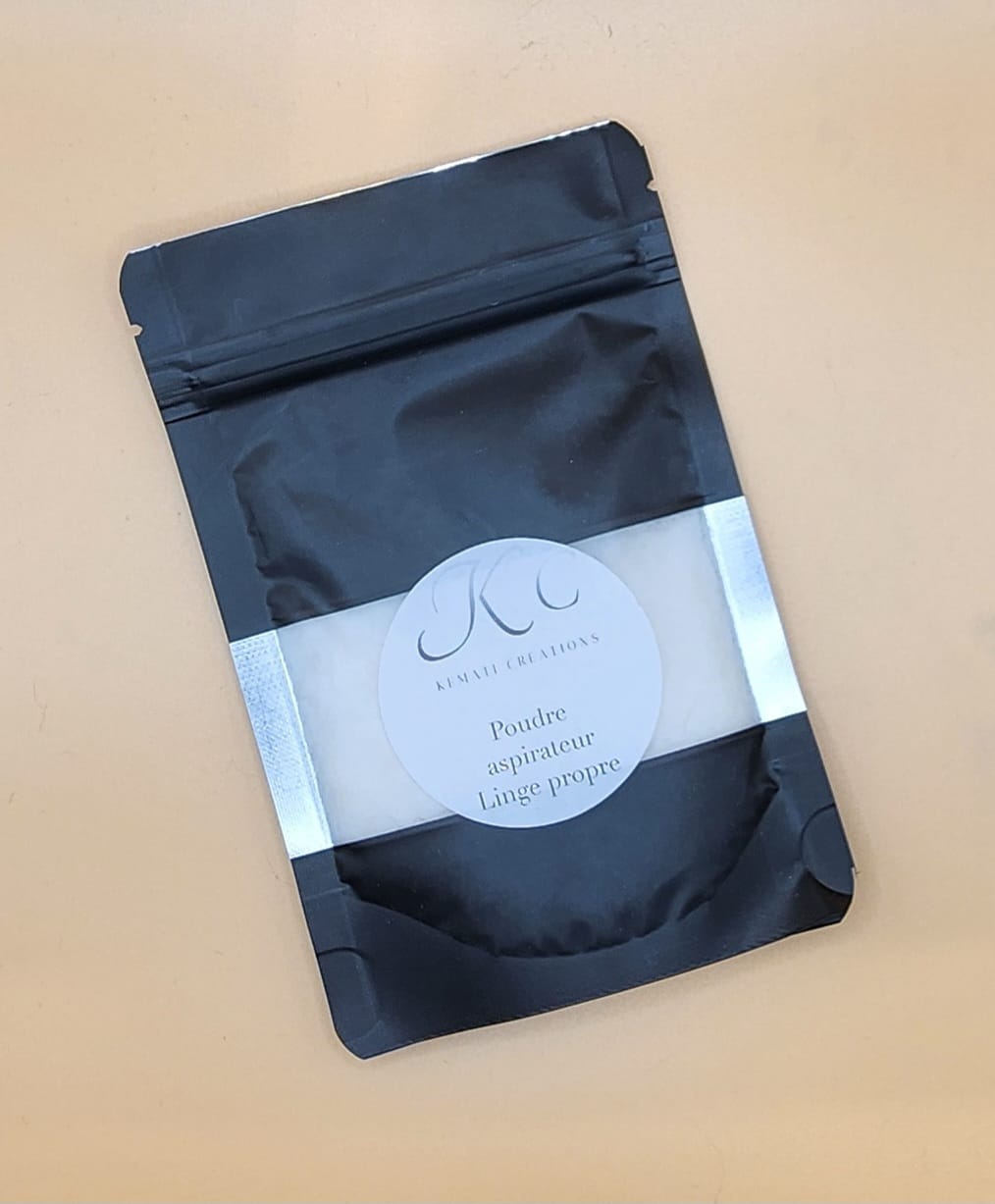 Poudre Aspirateur Parfumée Linge Propre – 50 g