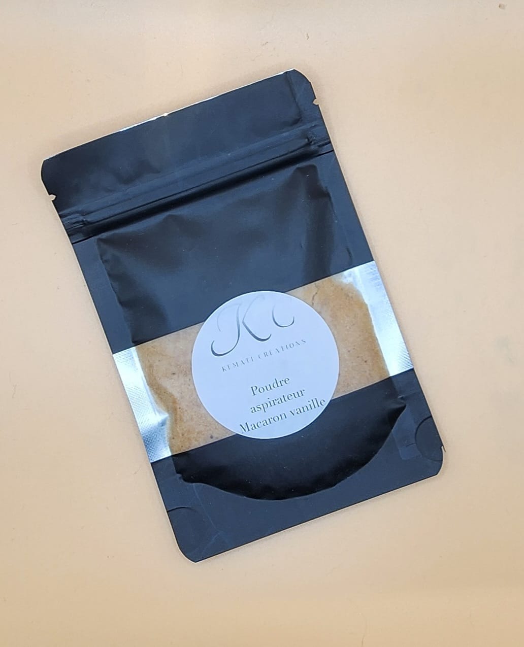 Poudre Aspirateur Parfumée Macaron Vanille – 50 g