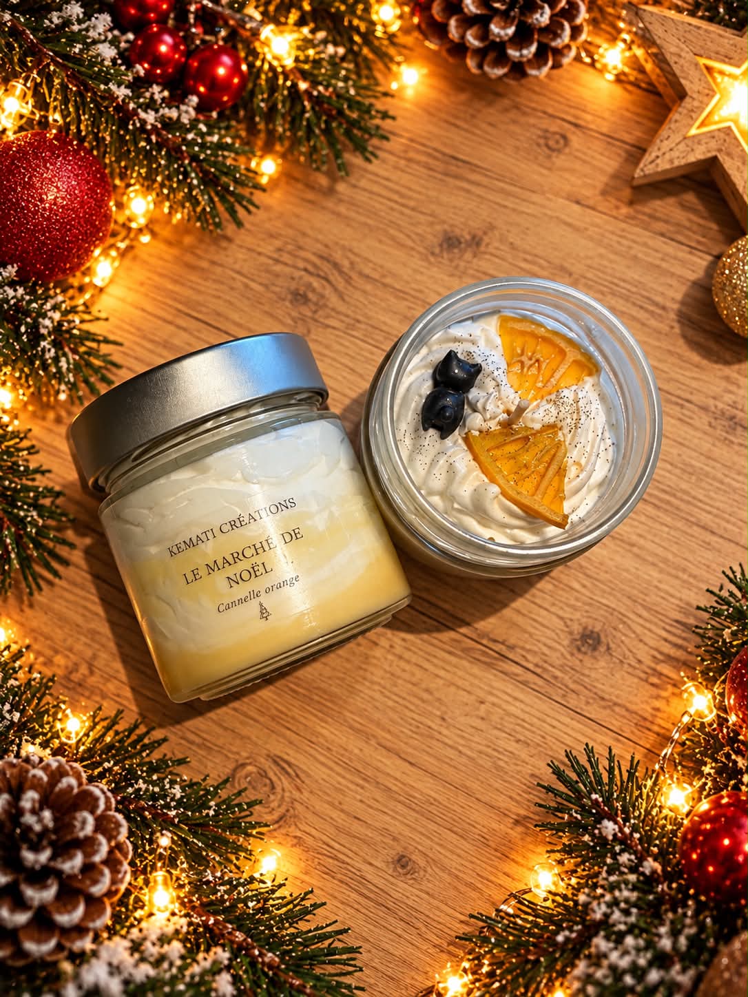 Bougie Le Marché de Noël (100gr)